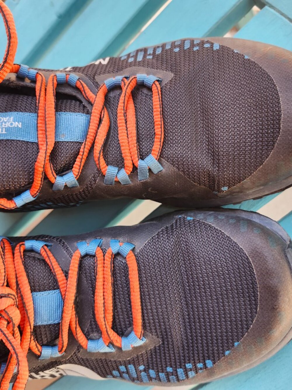 The North Face Men's FUTURELIGHT Hiking Trail Shoe Black/Blue/Orange/Gray 9.5 US - Picture 5 of 13